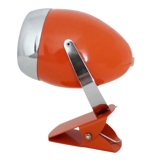 1970s Orange Italian Spotlight For Sale