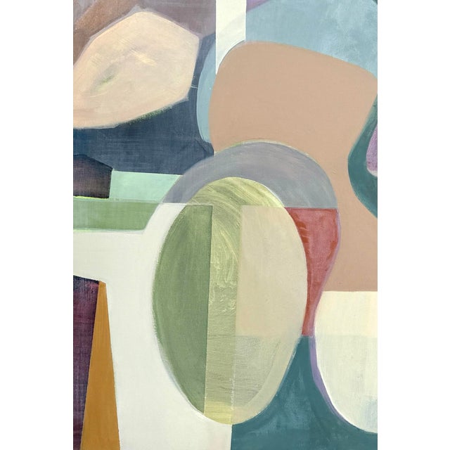 Large Abstract Painting Titled: Privvy For Sale - Image 9 of 10