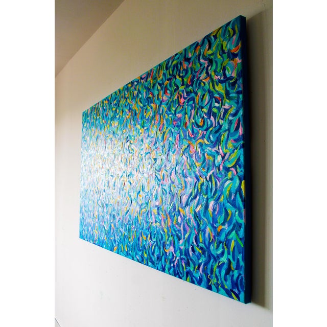 Artist Andrei Sitsko "Evening Reflection. Lago Di Garda. Italy." Modern Original Painting For Sale - Image 4 of 10