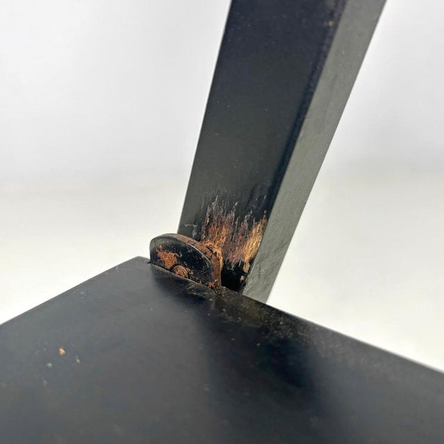 Mid-Century Modern Italian Black Folding Chair Tric by Bonacina for Castiglioni, 1960s For Sale - Image 16 of 18