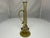 American Fritz Heckert Art Glass Bud Vase: Antique Enamel Floral Bohemia For Sale - Image 3 of 10