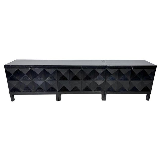 Mid-Century Modern Brutalist Sideboard attributed to De Coene, Belgium, 1970 For Sale - Image 6 of 6