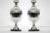 English English Pair Mid-20th Century Silver Plate Table Lamp For Sale - Image 3 of 12
