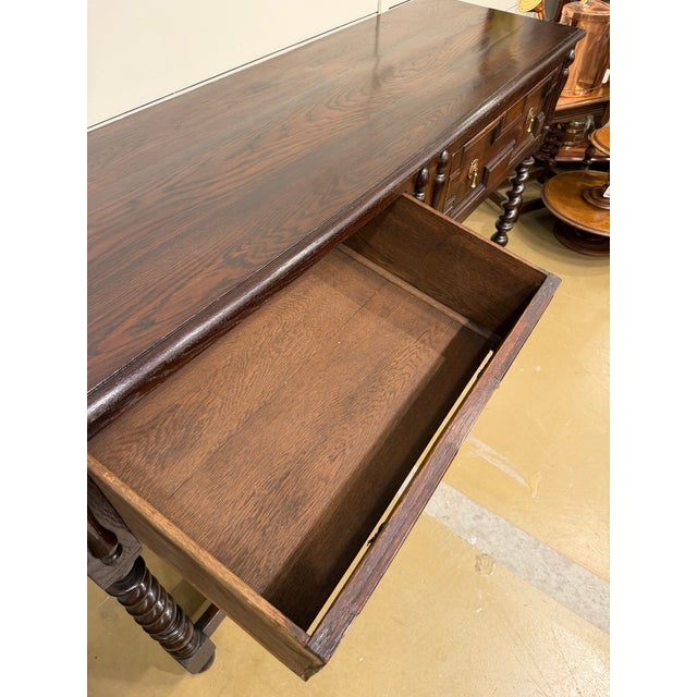 Vintage Jacobean Dresser Base For Sale - Image 10 of 10