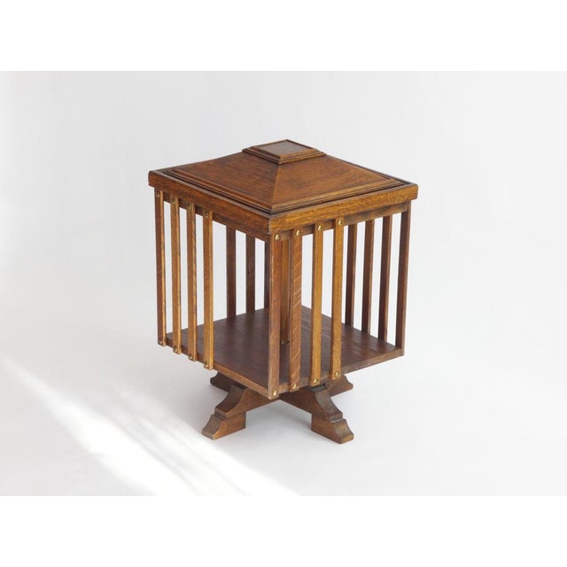 Small Victorian Revolving English Bookcase For Sale - Image 6 of 10