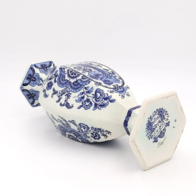 Ceramic Dutch Faïence Vase, Circa 1950 For Sale - Image 7 of 10