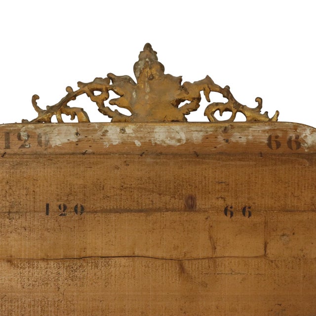 Antique French Gilt Louis Philippe Mirror, 1890s For Sale - Image 16 of 18