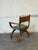 Green In Style of Henning Kjærnulf Brutalist Oak Kurul Armchair Danish Mid-Century Modern 1960s For Sale - Image 8 of 11