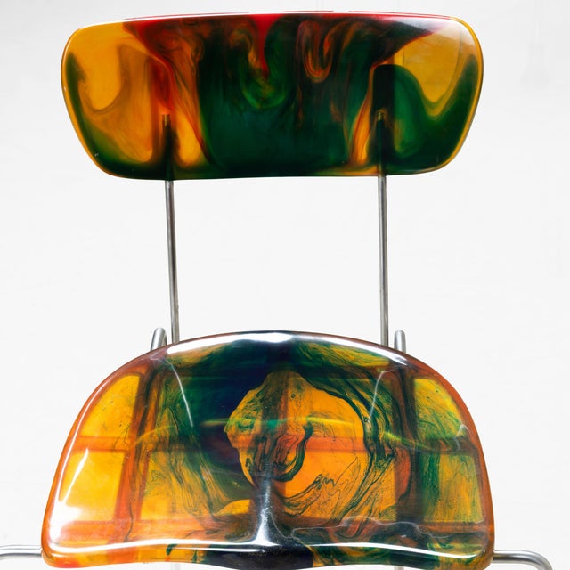 Bernini Broadway Chairs by Gaetano Pesce for Bernini, 1980s, Set of 4 For Sale - Image 4 of 18