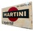 Vintage Martini Lapéritif Advertising Sign, 1973 For Sale