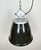 Industrial Black Enamel Factory Pendant Lamp from Elektrosvit, 1960s For Sale - Image 11 of 18