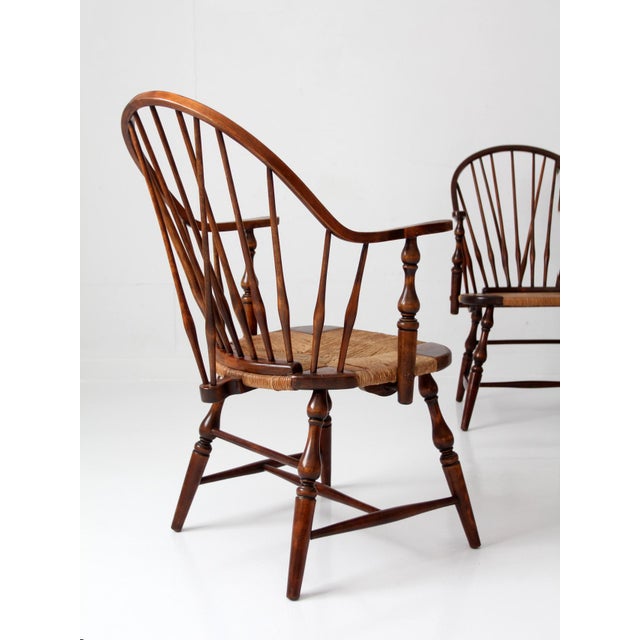 Vintage Windsor Armchair Set of 4 For Sale - Image 18 of 18