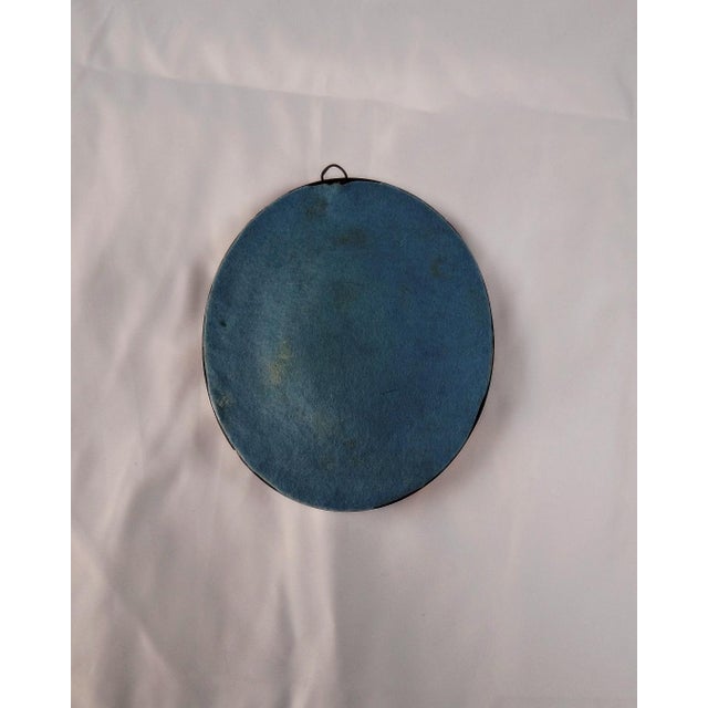 Glass 19th Century Napoleon III Reliquary Frame Bust of Christ Blessing in Meerschaum For Sale - Image 7 of 11