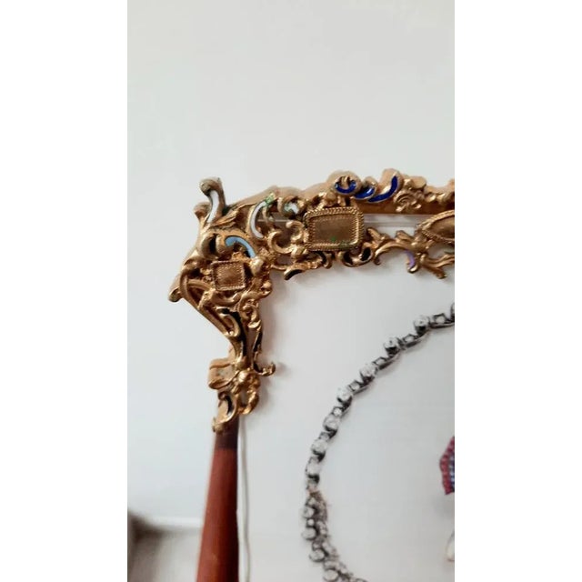 Bronze and Acrylic Glass Frame, 1950s For Sale - Image 4 of 5