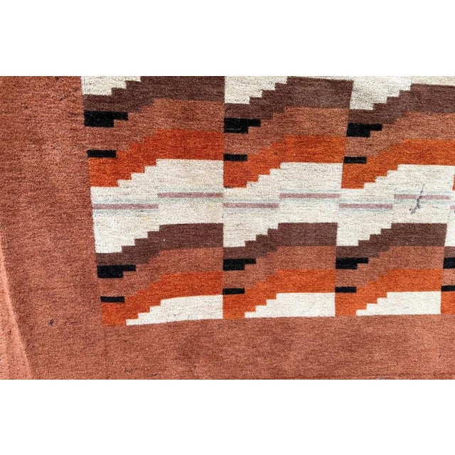 Divan Blanket in Velvet with Architectural Decor, Germany, 1925 For Sale - Image 3 of 9