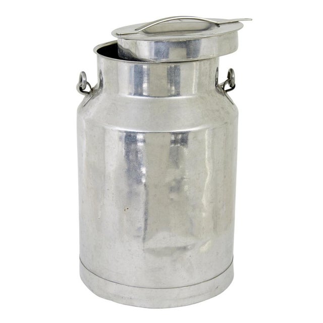 1940s Mid-Century Stainless Steel Storage Vessel For Sale - Image 5 of 7