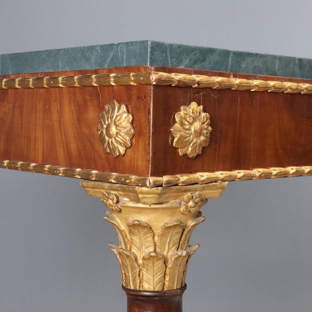 Empire Console Tables in Cherry, Set of 2 For Sale - Image 6 of 14