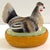 Black Antique Staffordshire Painted Hen on Nest covered Box or Tureen, Circa 1880 For Sale - Image 8 of 11