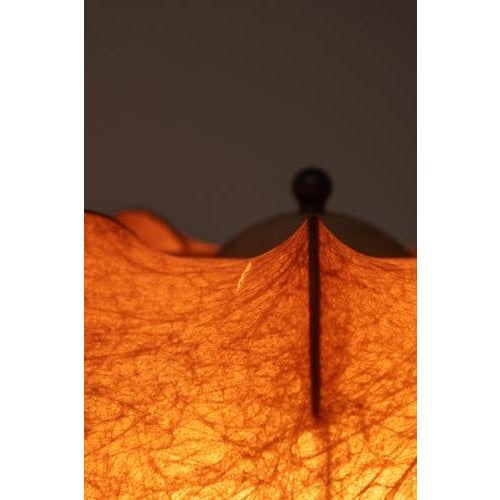 1970s Mid-Century Modern Cocoon Table Lamp with Resin Shade, Italy, 1970s For Sale - Image 5 of 8