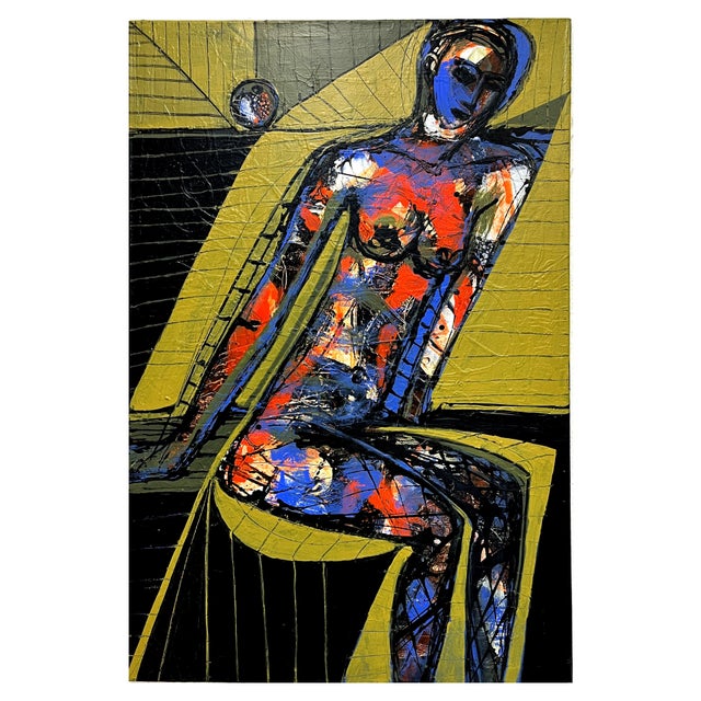 Mathias Wunderlich, Nude Painting Woman and Fruit I, Nude, 2026, Acrylic on Canvas For Sale - Image 4 of 4