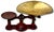 Nice Antique American Victorian Cast Iron & Brass Small Size Kitchen Scale With Excellent Original Red & Blue Paint For Sale - Image 4 of 18