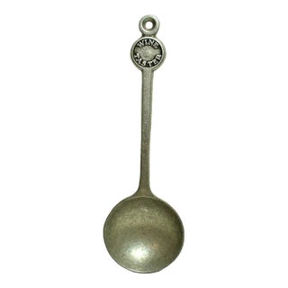 1960s Vintage Pewter Wine Tasting Spoon, Wilton Co. For Sale