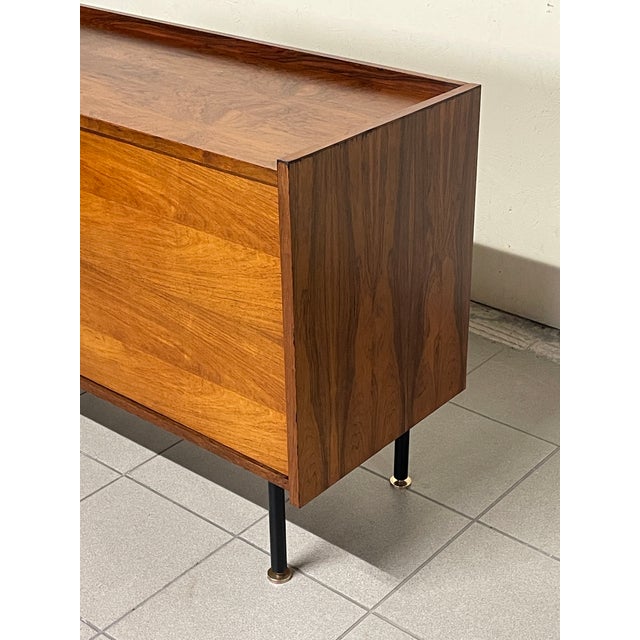 Metal Italian Teak Sideboard, 1960s For Sale - Image 7 of 16