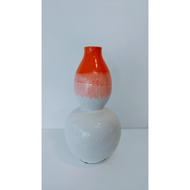 Modern 1990s Modern Ceramic Vase For Sale - Image 3 of 5