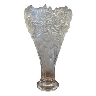 Shannon Crystal Vase Made by Godinger For Sale