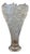 Shannon Crystal Vase Made by Godinger For Sale
