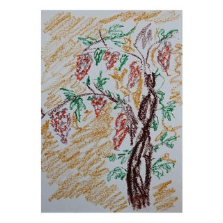 Alfredo Pizzi, Glicine, Pastel Drawing, 2025 For Sale