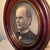 A classic piece of mid-century Americana, this vintage oval portrait print features President William McKinley set within...