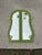 Postmodern Vintage Palm Beach Style Olive Green Architectural Mirrors – Pair For Sale - Image 3 of 15