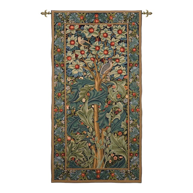 The Woodpecker Loom Woven Tapestry - 182 X 94 Cm (6’0” X 3’1”) - Requires Rod Size 2 For Sale