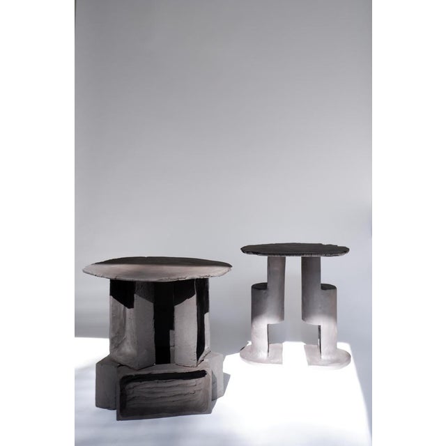 T01 and T02 Coffee Tables by Ia Kutateladze, Set of 2 For Sale - Image 13 of 14