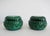1930s Art Deco Deep Green Glass Boxes, 1930s, Set of 2 For Sale - Image 5 of 7