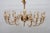 Large 24-Arm Amber Murano Glass Chandelier, 1950 For Sale - Image 3 of 17