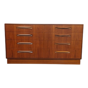 Vintage Mid Century Modern Teak Dresser by G Plan