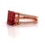 Natural Tourmaline Diamond Ring 14k Rose Gold 2.2 TCW Certified For Sale In New York - Image 6 of 16