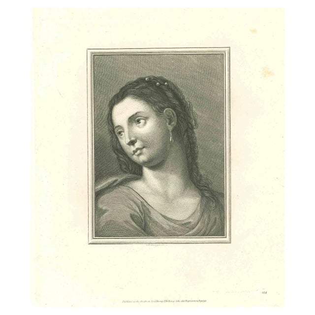 Thomas Holloway, Portrait, Original Etching, 1810 For Sale