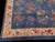 Textile 1920s Royal Blue Floral Antique Chinese Art Deco Rug 6'0" X 8'9" Knotted Wool Carpet For Sale - Image 7 of 9