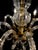 Metal Italian Murano Glass Chandelier with Gold Inserts attributed to Barovier & Toso, 1970s For Sale - Image 7 of 18