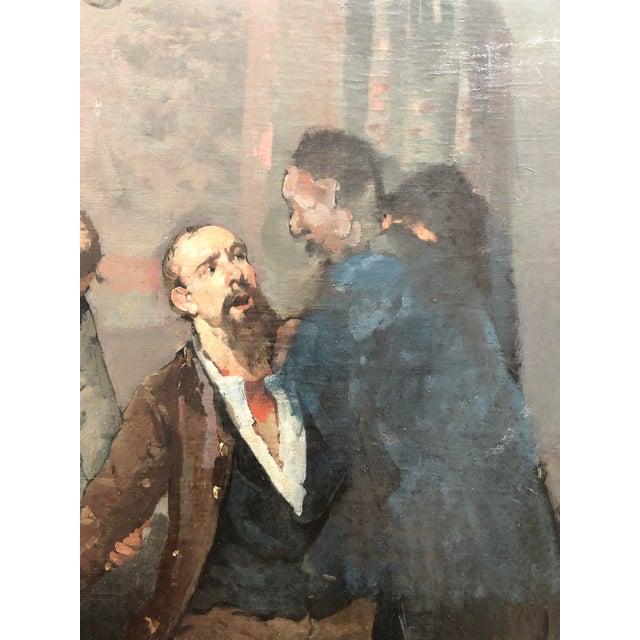 Daniel Ihly, L'arrestation, Oil on Canvas For Sale - Image 4 of 8