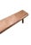 Solid Teak Wood Bench With Softened Edges and Sculptural Leg Form For Sale - Image 4 of 8