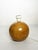 The lampshade is not included. A us adapter is provided. A spherical wooden lamp, made in france in the 1980s, with a...