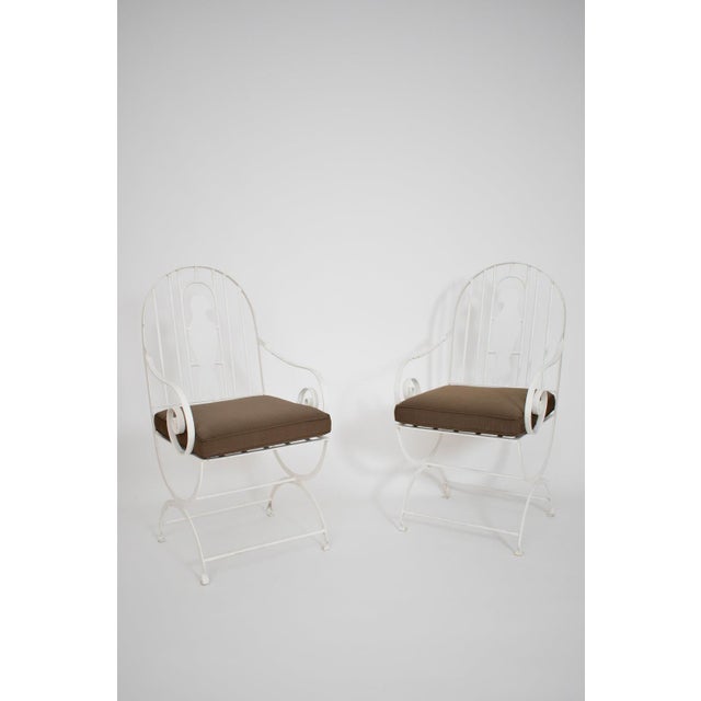 1960s Wrought Iron Bird Armchairs, 1960s, Set of 2 For Sale - Image 5 of 5