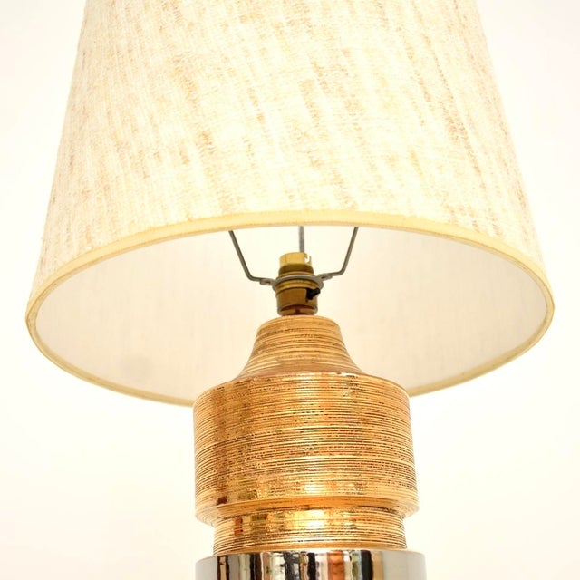 Bitossi Vintage Italian Ceramic Table Lamp by Bitossi, 1970 For Sale - Image 4 of 9