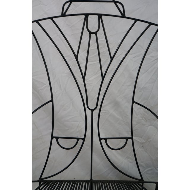 2 John Risley 1960s Welded Steel Mr. & Mrs. Figural Peoples Chairs MCM 51" For Sale - Image 6 of 18