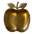 Vintage 1960s Brass Apple Trinket Dish, Made in India For Sale
