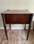 Antique Federal American Walnut & Mahogany Sheraton Style Side Table Collectible For Sale - Image 9 of 12